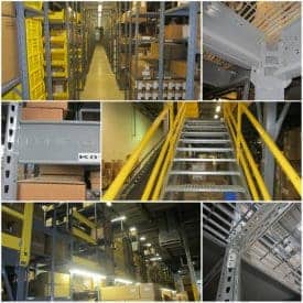 Equipto Shelving-Supported Mezzanines for Sale