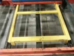 Used Steel King pushback components - carts, rails and beams