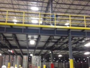 Mezzanine with steel decking - 95,000 sq ft