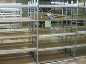 Used Lozier Backroom installed in warehouse
