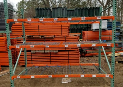 Section of Used Interlake Pallet Rack, 48" deep x 8' tall