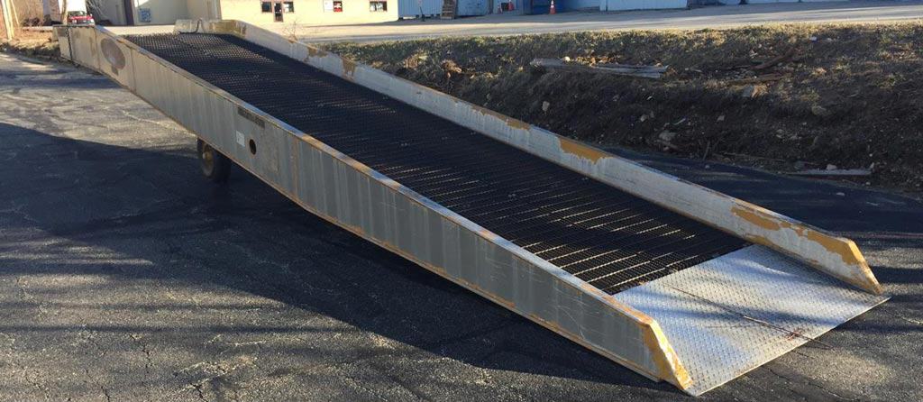 Used Copperloy yard ramp 37 ft long x 70 inches wide