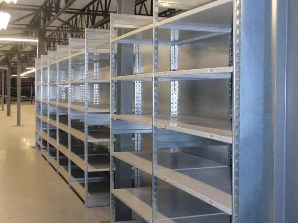 Used Shelving Industrial For, Republic Shelving Used