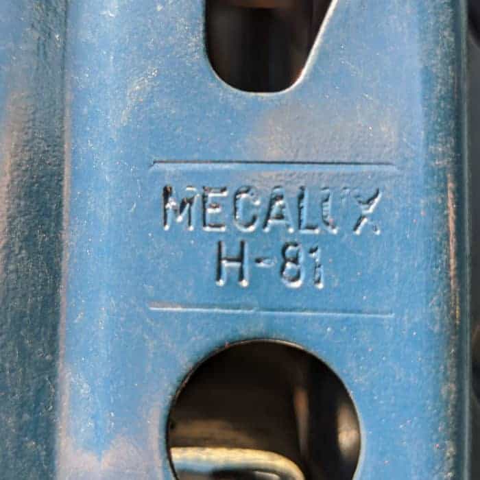 Mecalux teardrop upright H-81