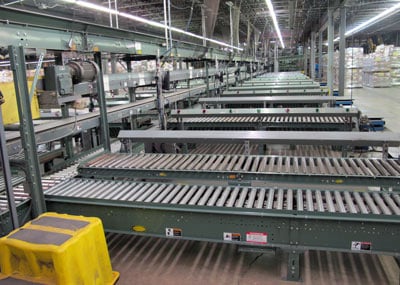 Used Power Roller Conveyors