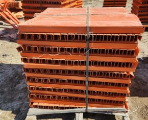 Product: used Interlake Roll-In pallet supports for pallet rack